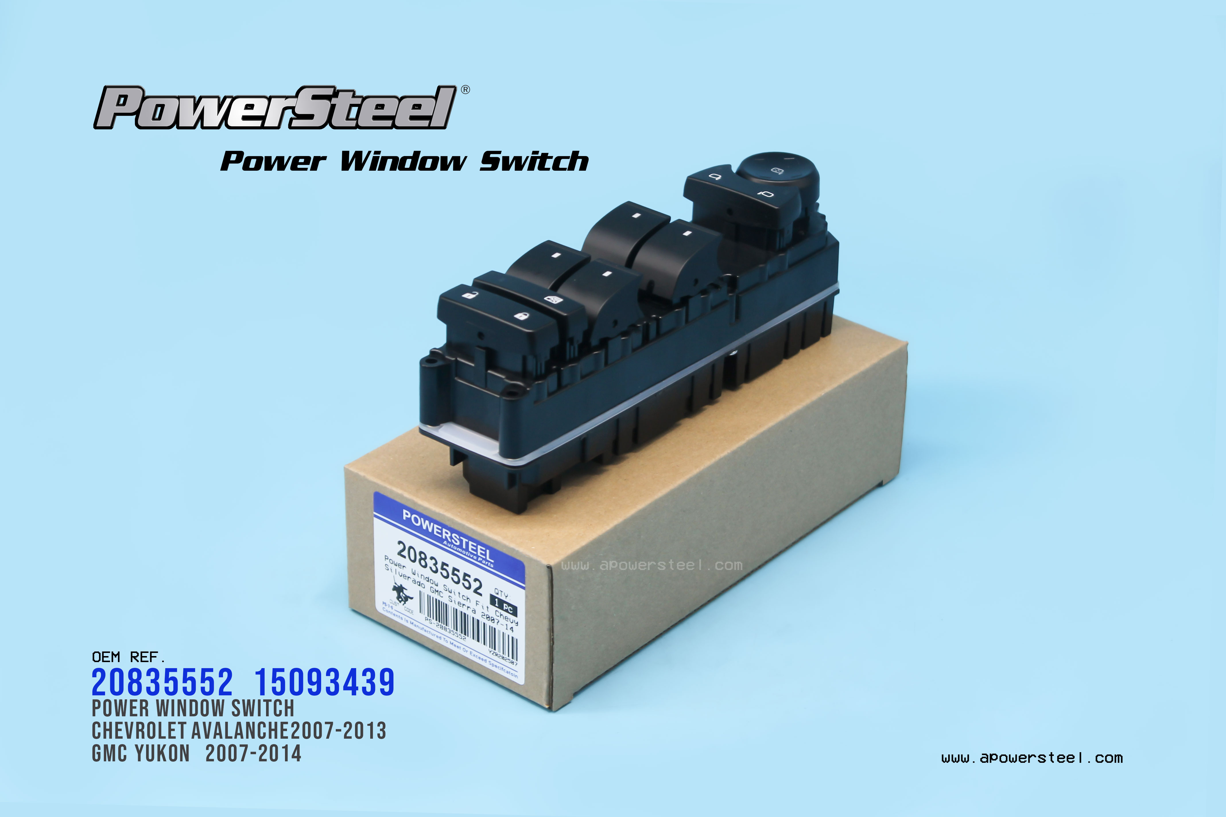 Power Window Switch 20835552