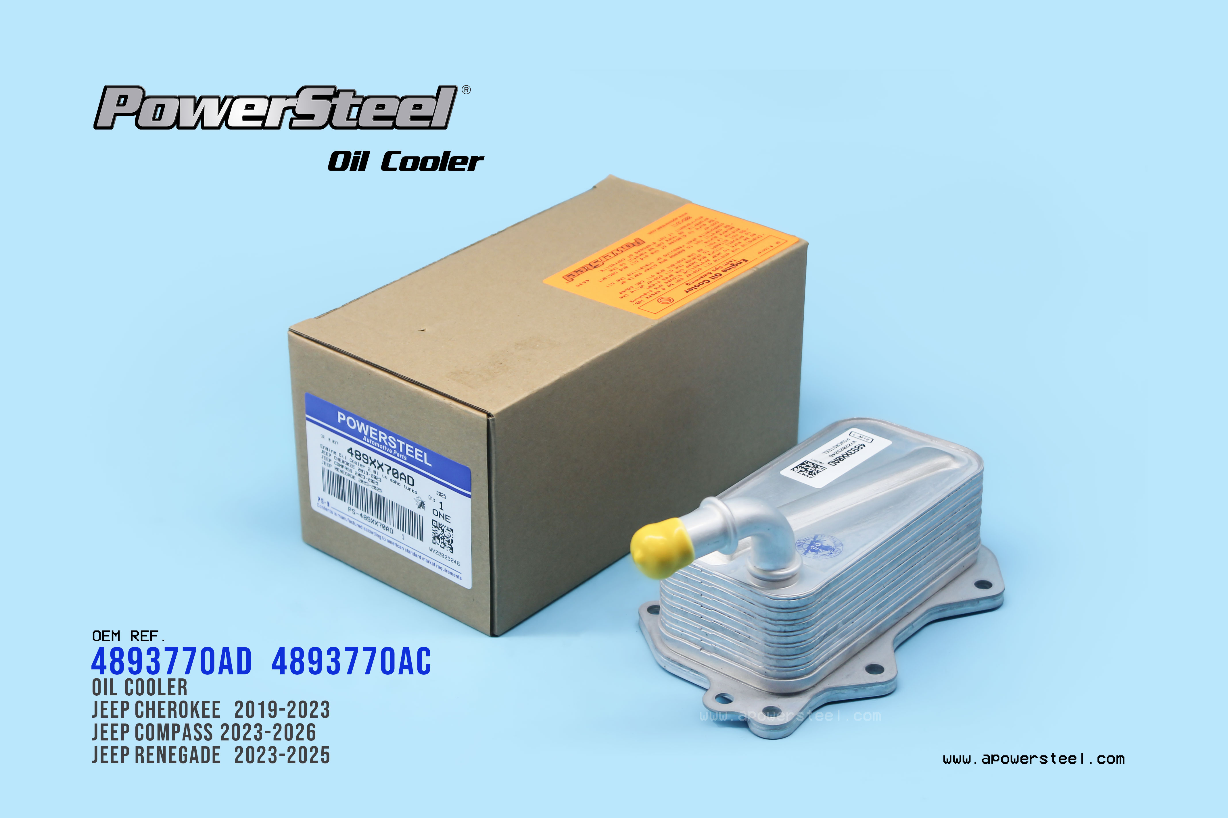 Oil Cooler 4893770AD