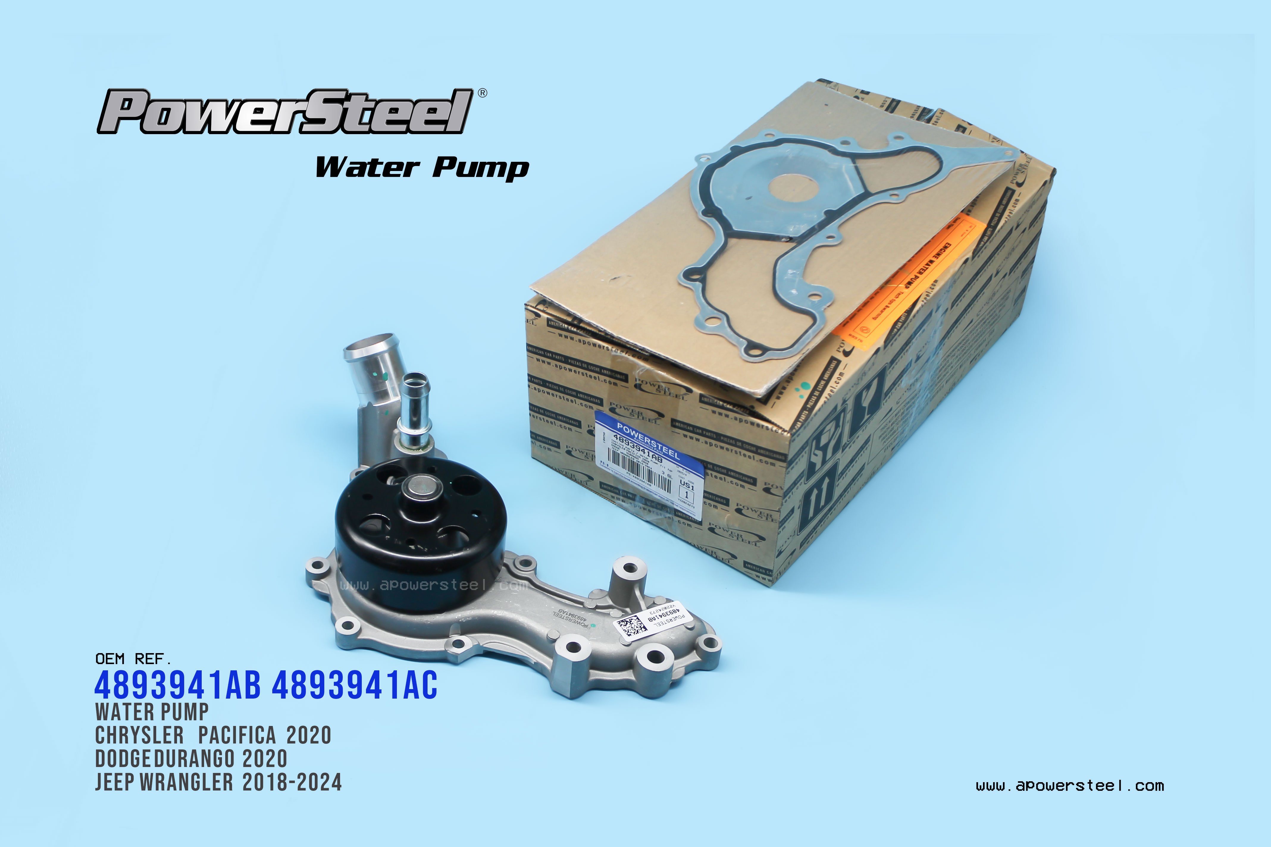 Water Pump 4893941AB，US8170