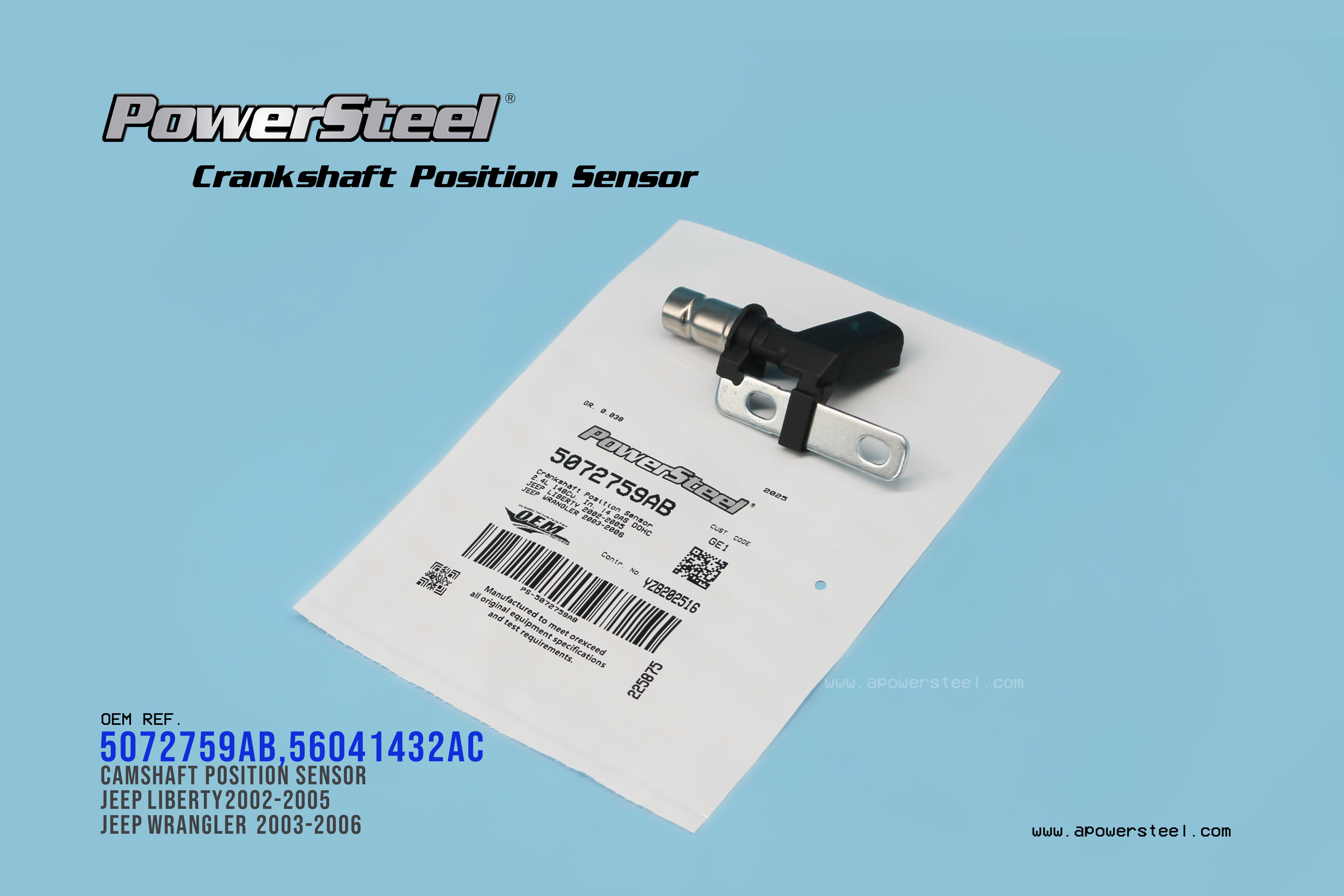 Camshaft Position Sensor 5072759AB，917701，2351099