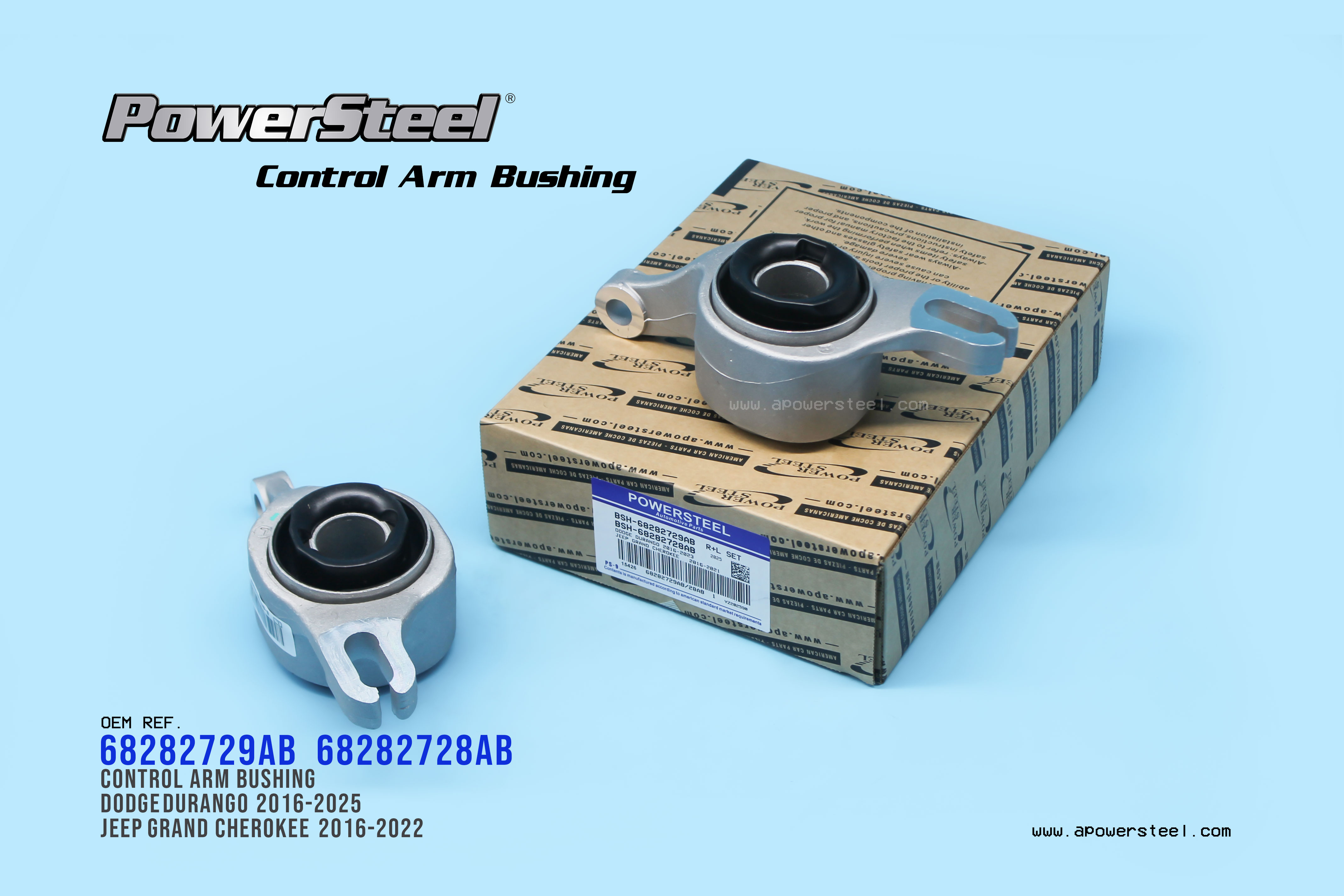 Control Arm Bushing 68282729AB，68282728AB