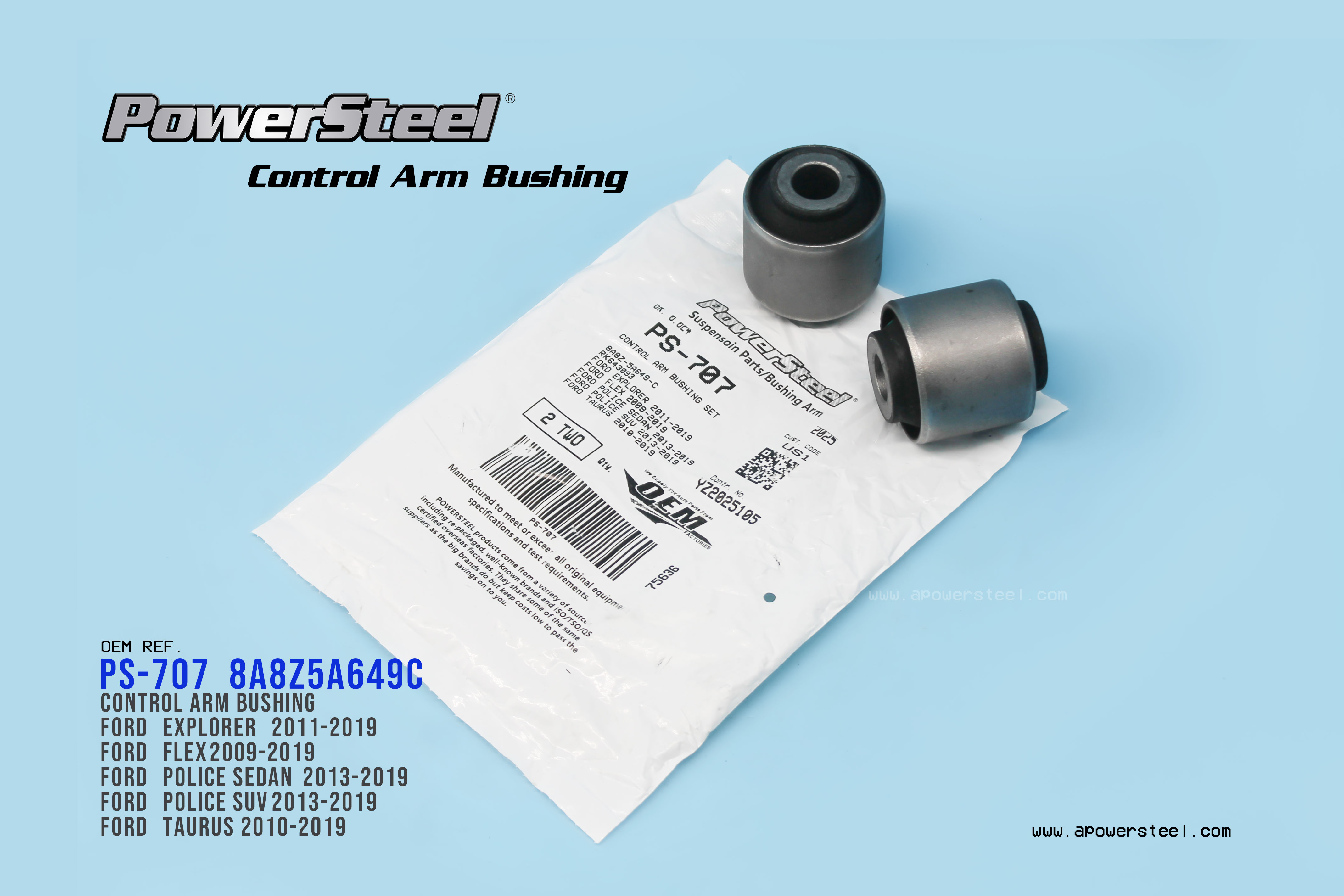 Control Arm Bushing 8A8Z5A649C，RK643093，CA85875PR