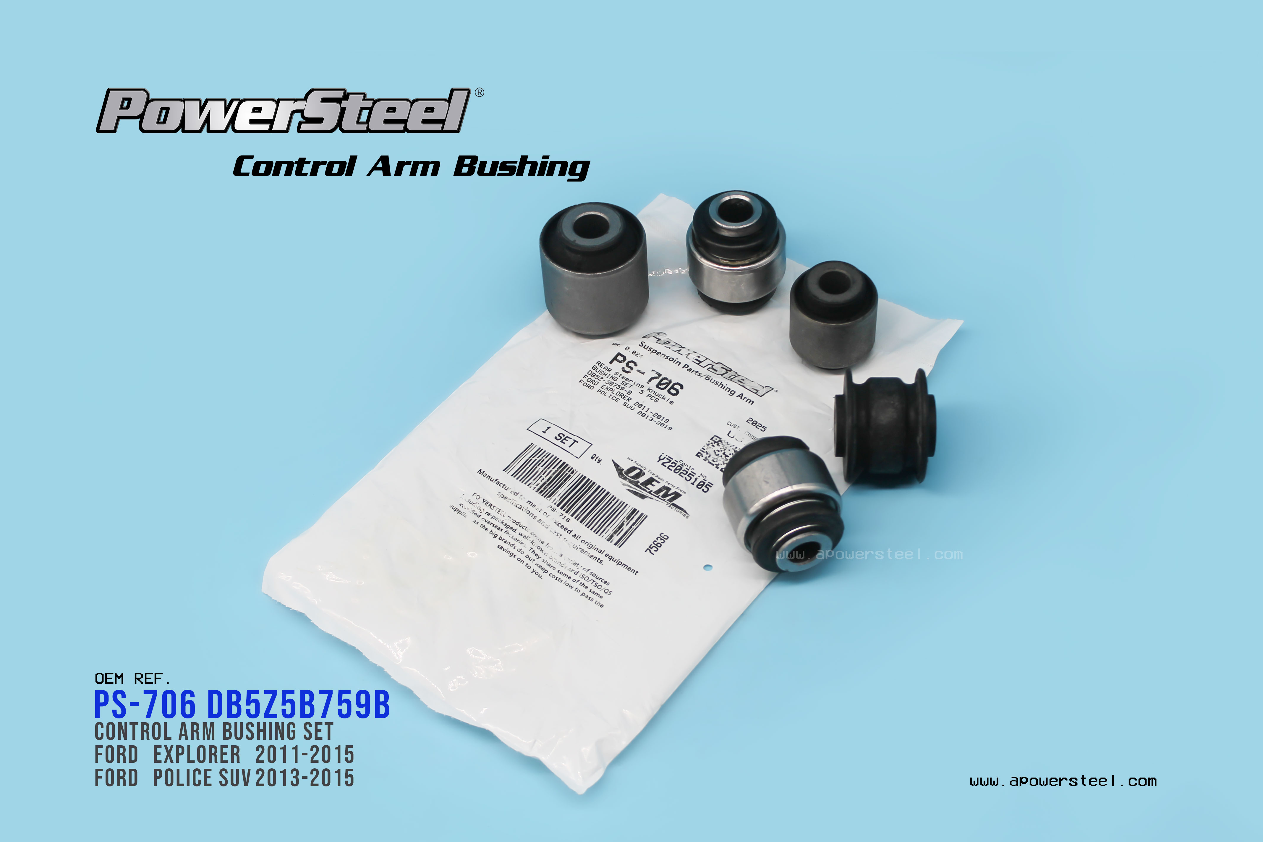 Control Arm Bushing DB5Z5B759B，BK851546PR，905531，698283