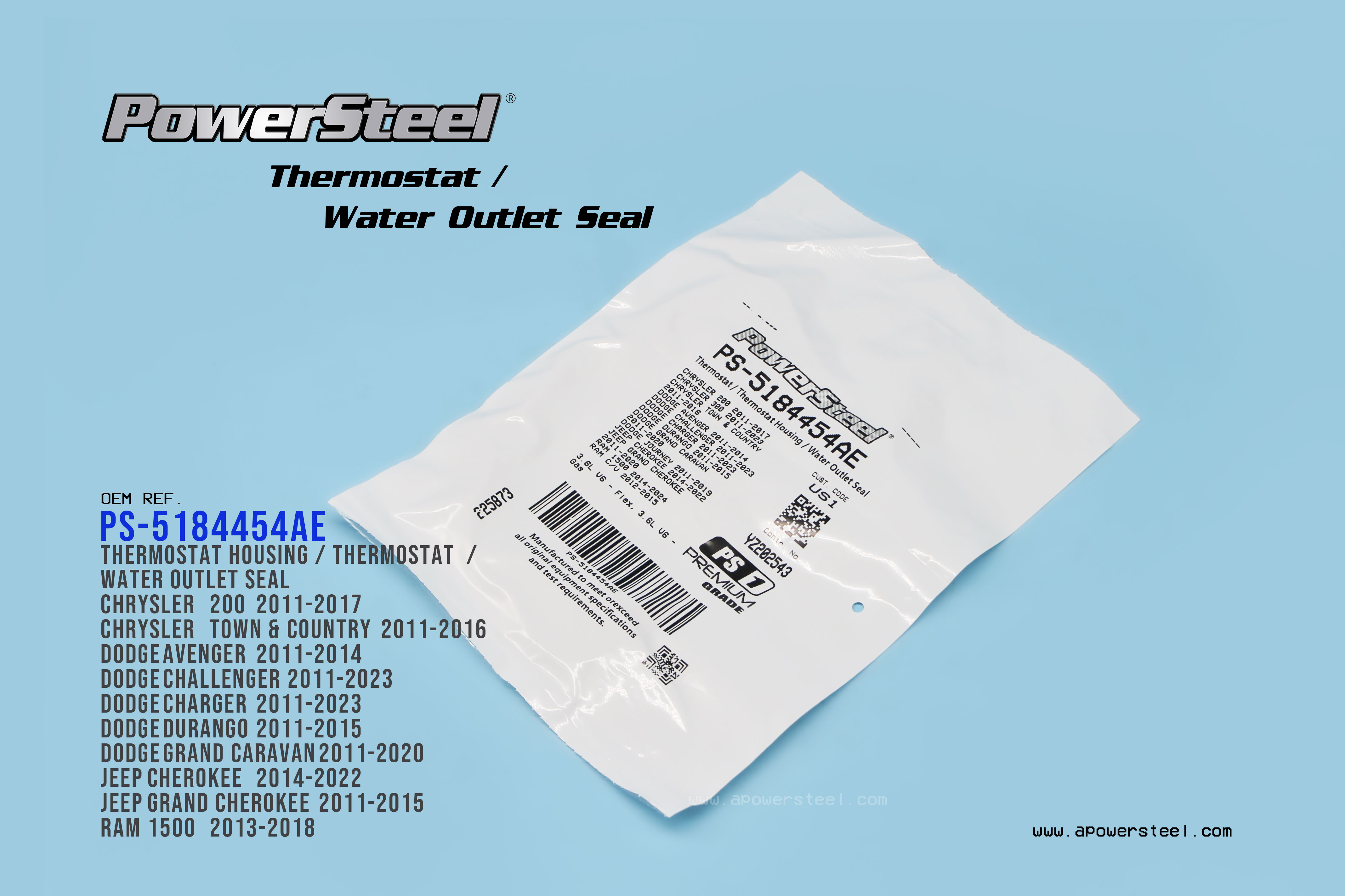 Thermostat / Thermostat Housing / Water Outlet Seal 5184454AE，35975