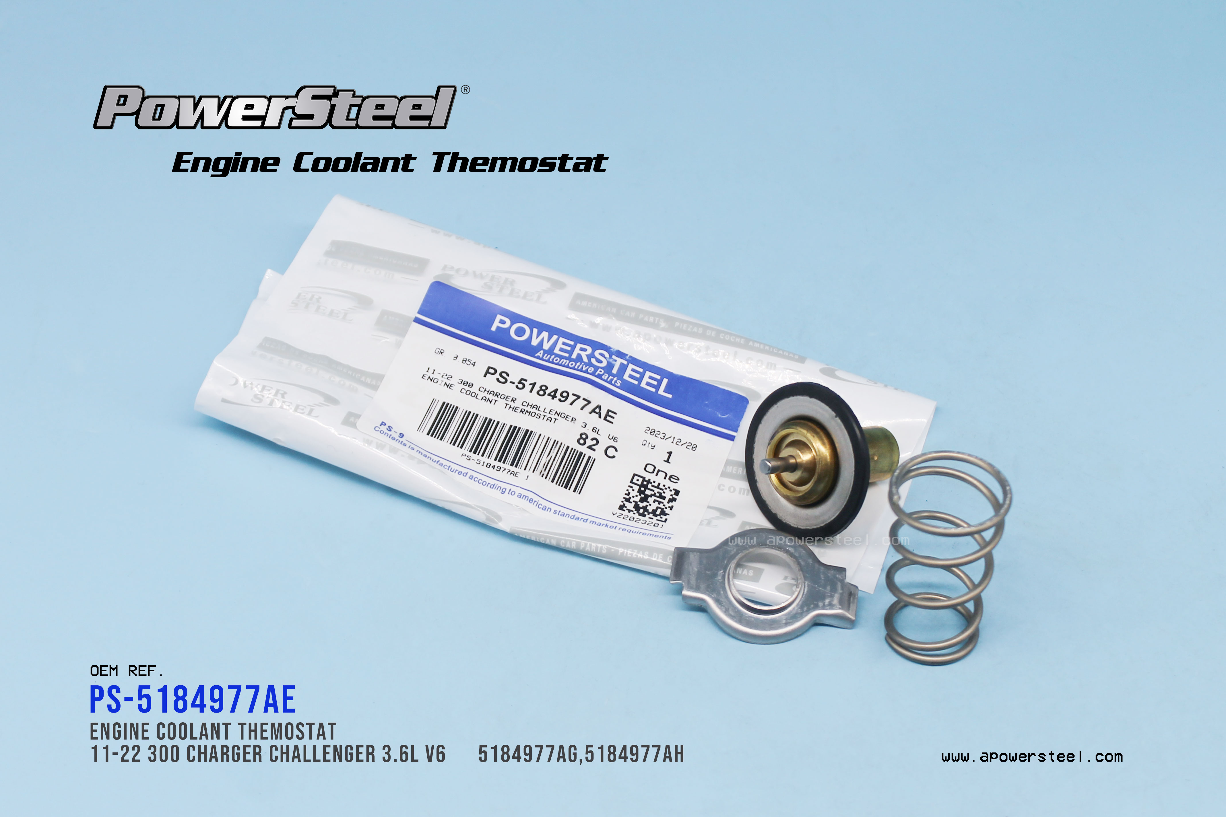 Engine Coolant Thermostat 5184977AE