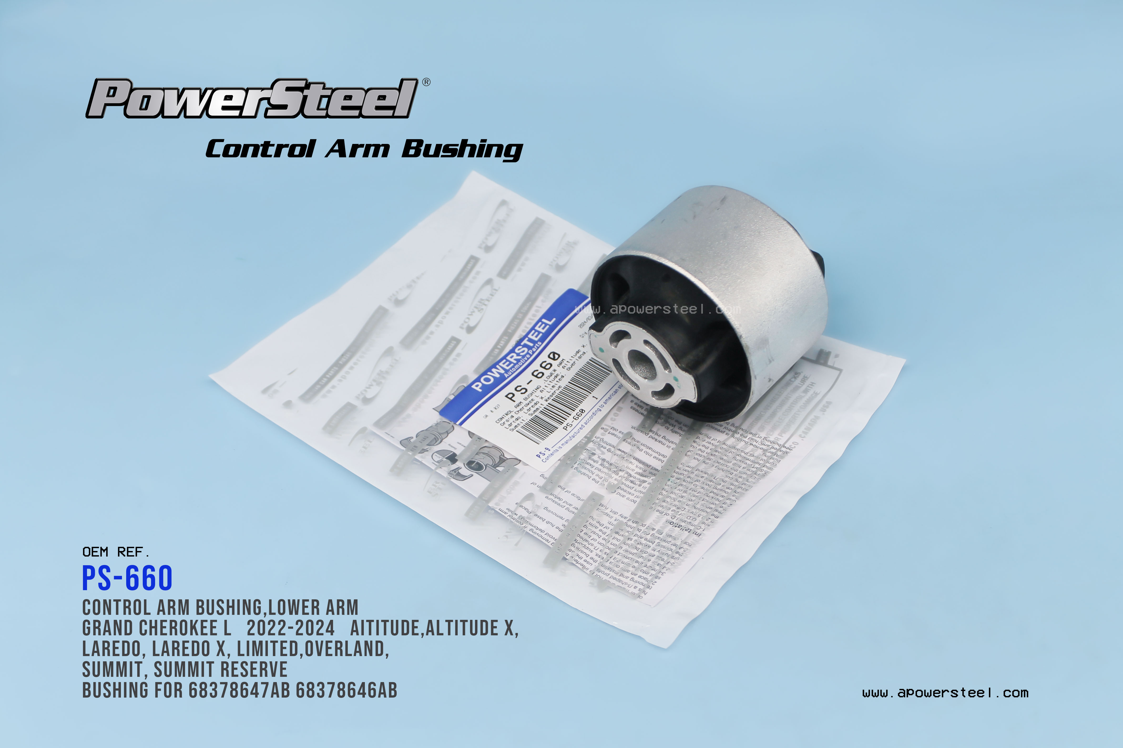 Control Arm Bushing PS-660 68378647AB 68378646AB
