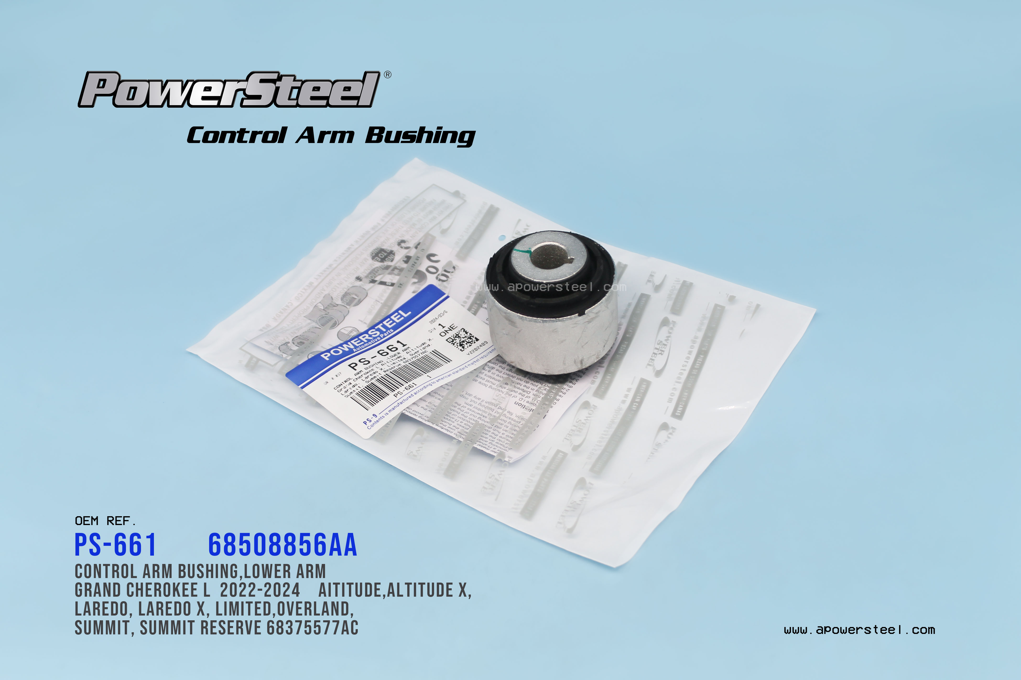 Control Arm Bushing PS-661 68375577AC 68508856AA