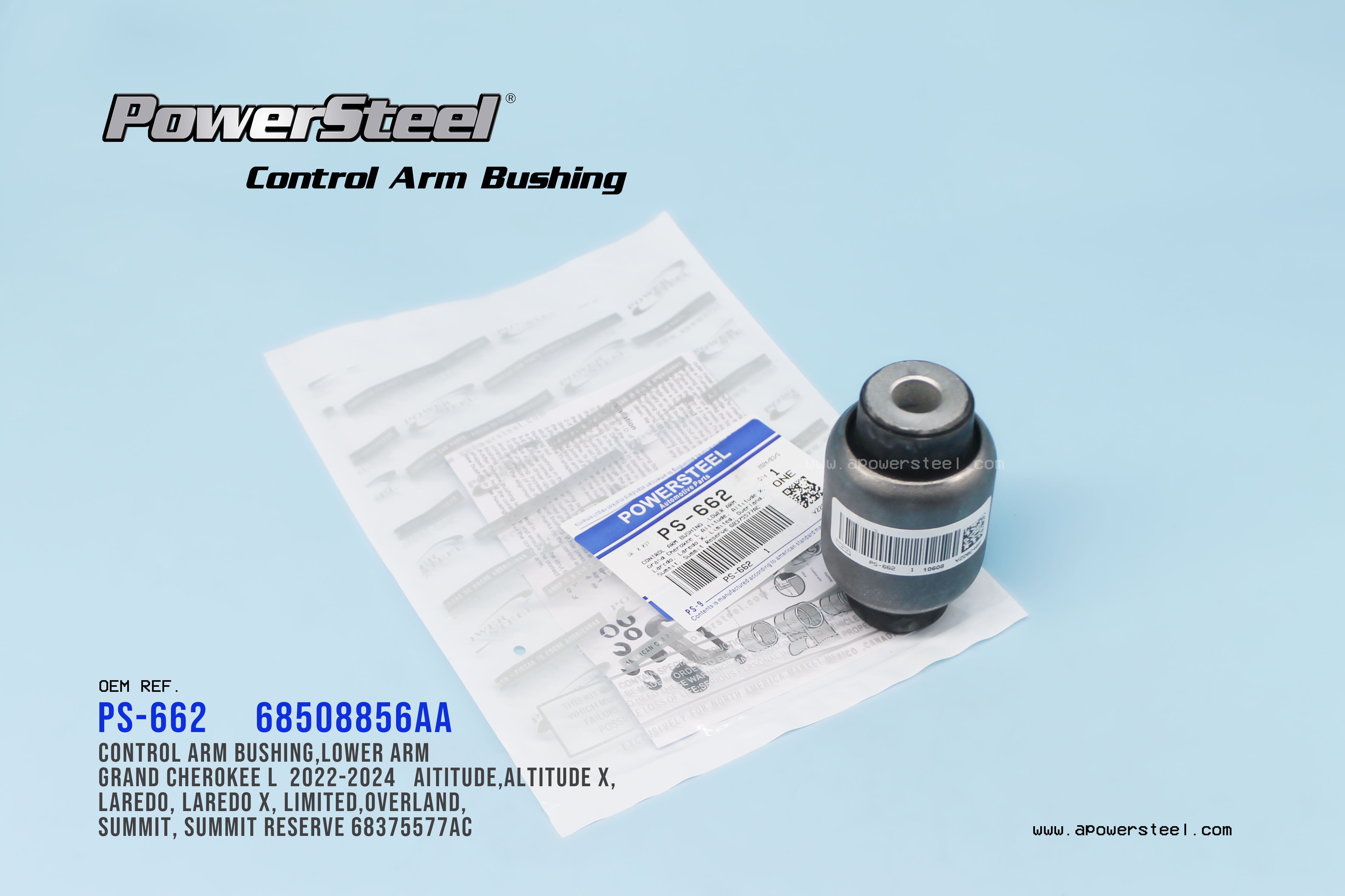 Control Arm Bushing PS-662 68508856AA  68375577AC