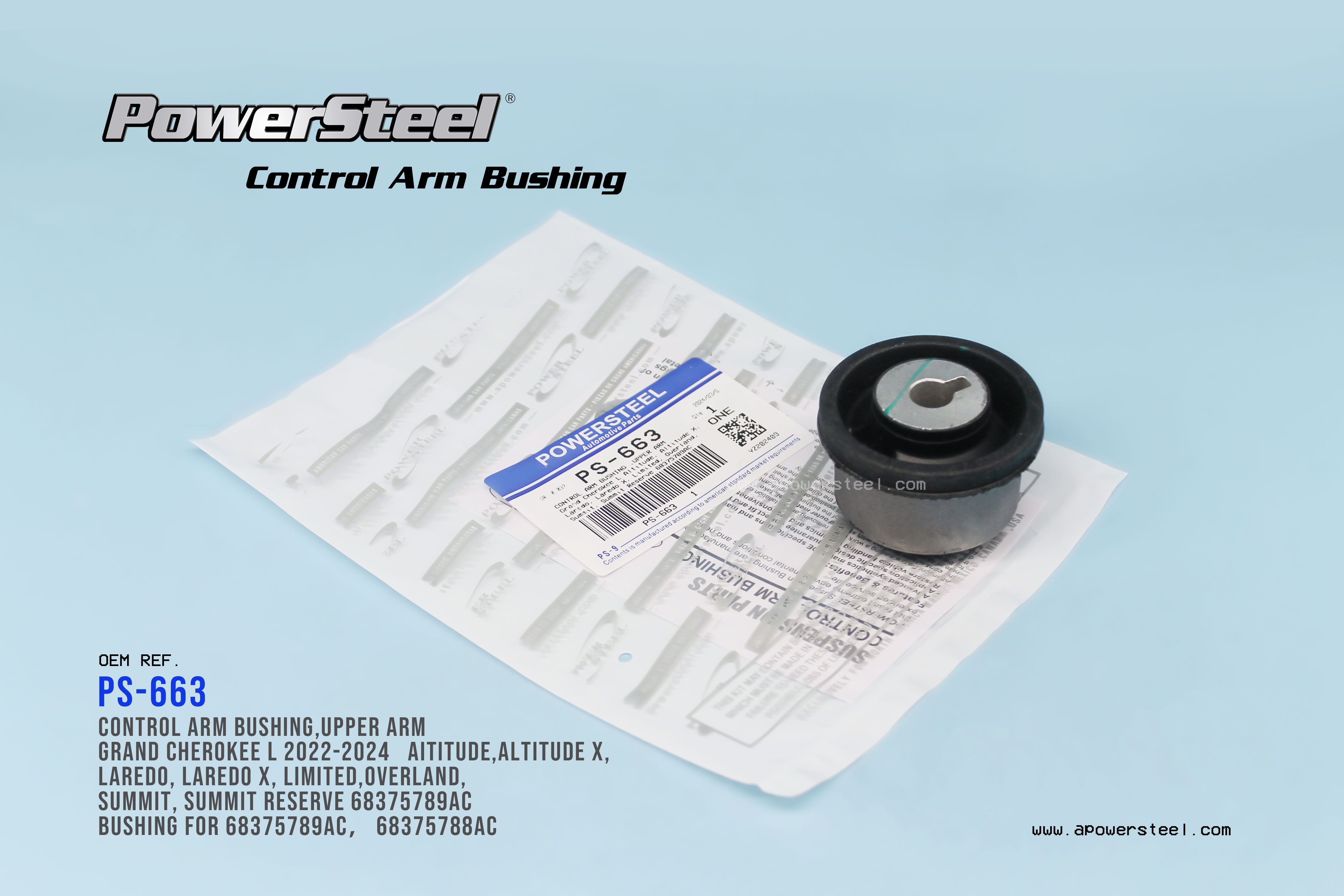 Control Arm Bushing 68375789AC 68375788AC PS-663