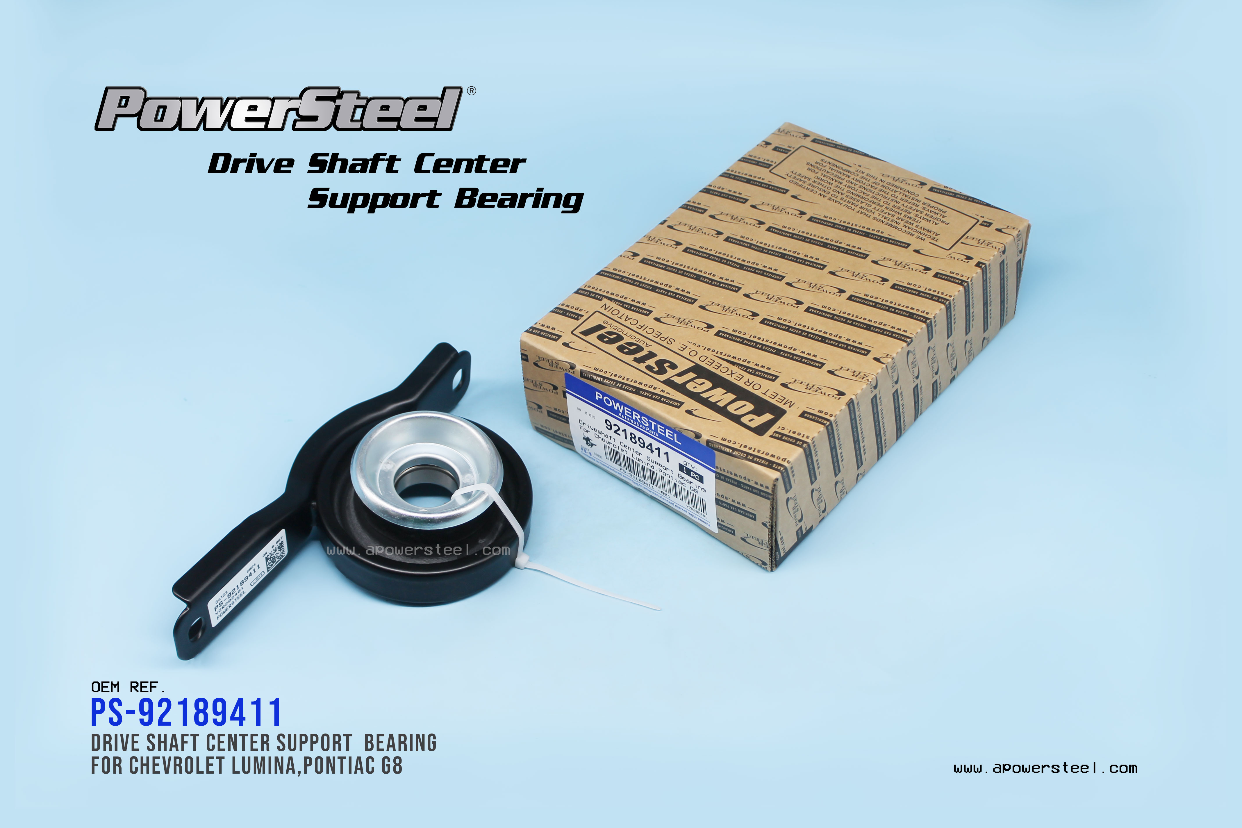 Drive Shaft Center Support / Bearing 92189411