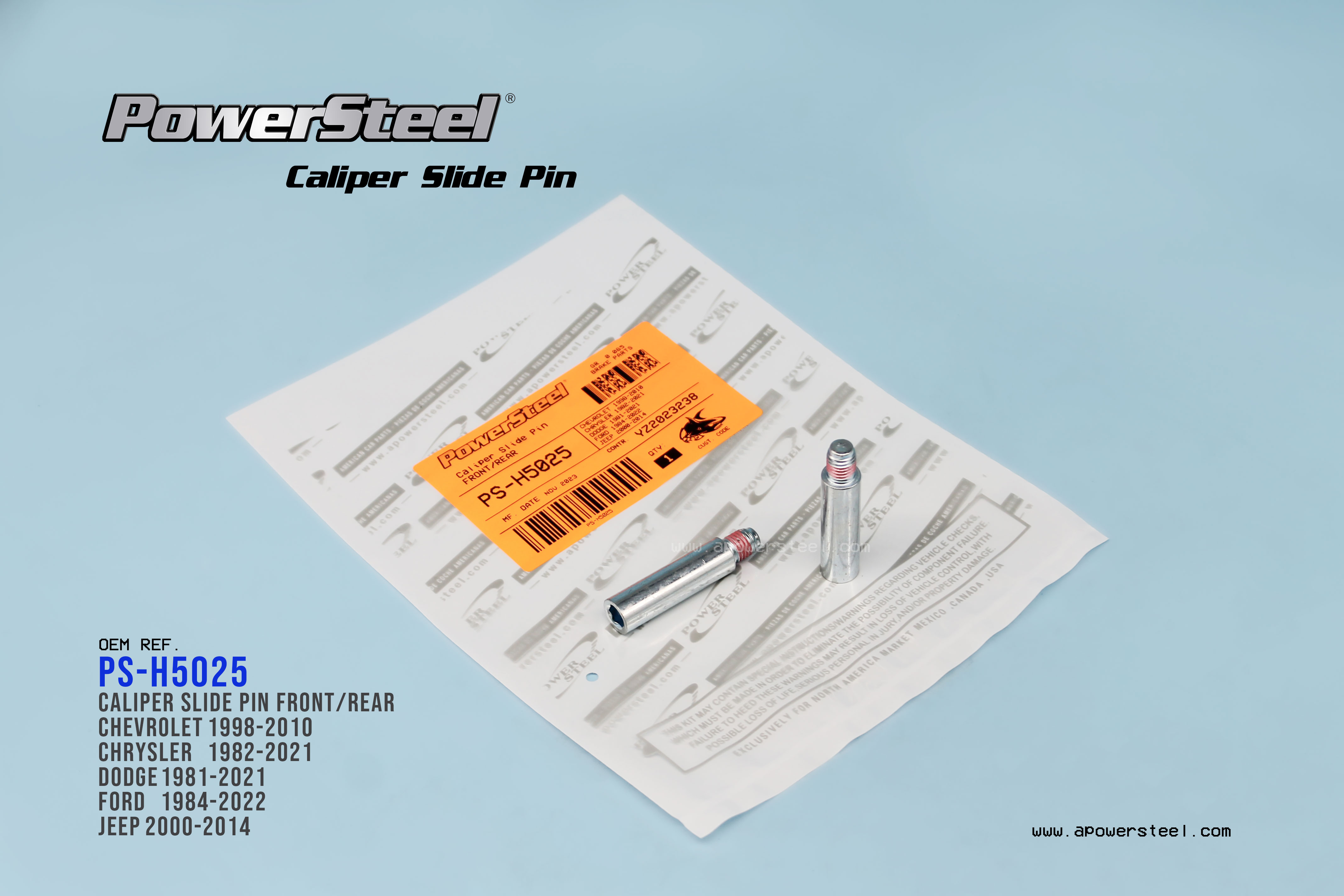 Caliper Slide Pin H5025