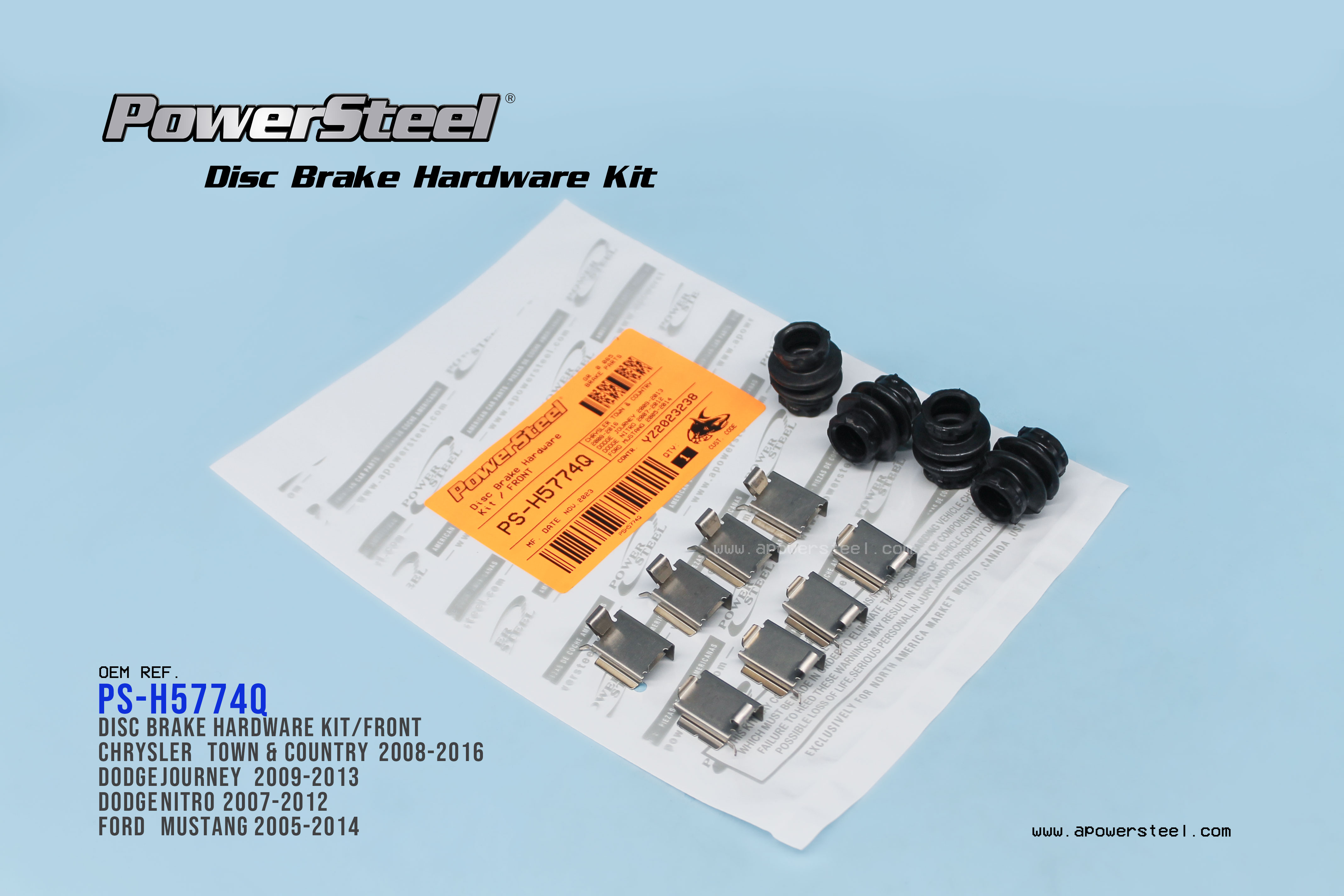 Disc Brake Hardware Kit H5774Q
