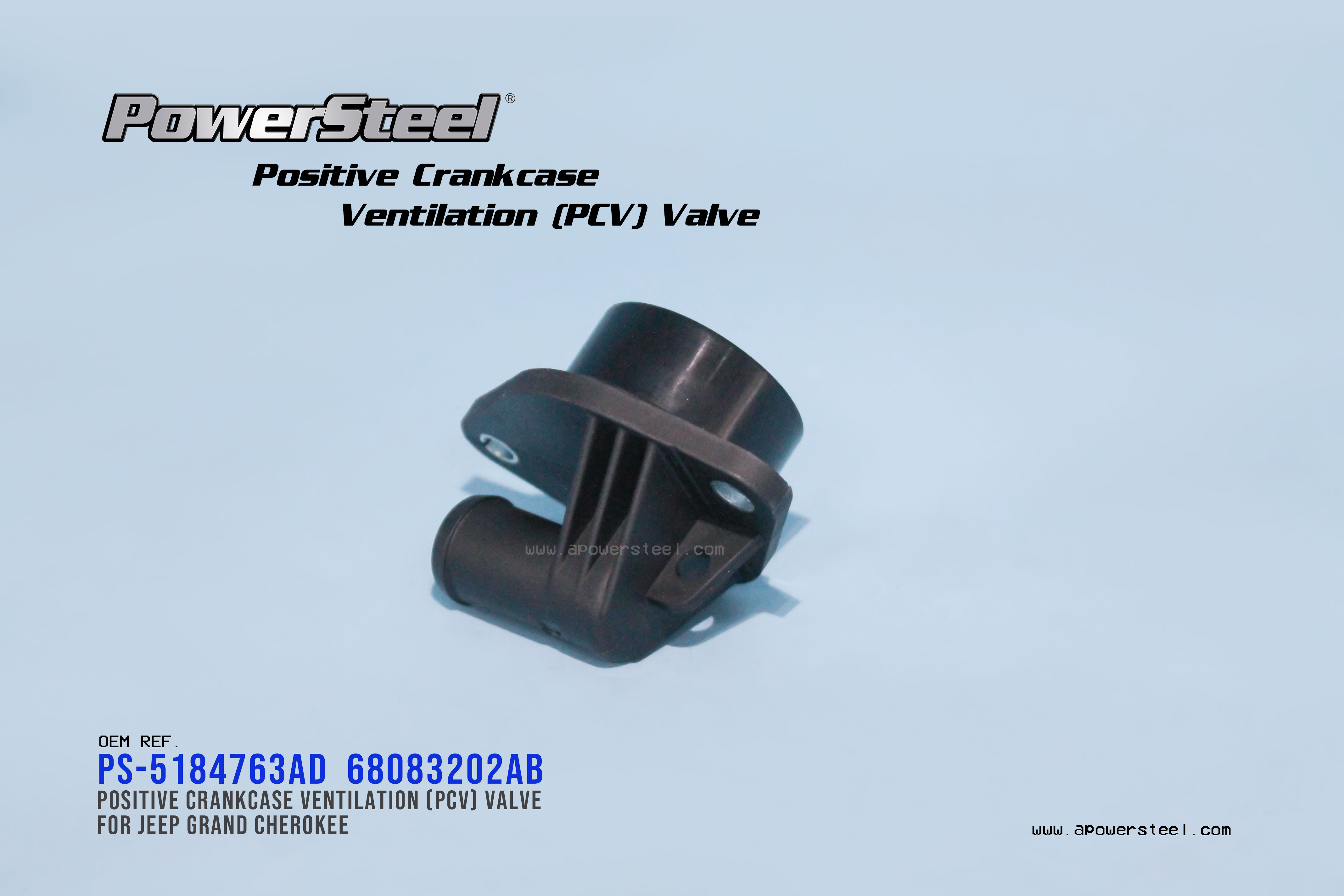 AISELAN PCV Valve Replacement - Fits Dodge Chrysler Jeep Ram 3.6L (Part #68083202AC)